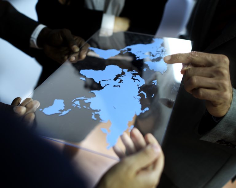 Business Team Global Business Planning Working Concept global supplier OEM supplier